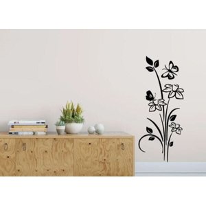 Adesivo Decorativo Flores E Ramos Para Sala E Quarto