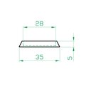 Ver imagem 2 de Suporte Prato Vaso 35x35 Quadrado Polietileno - VINHO BORDO 021