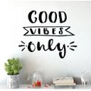 Ver imagem 1 de Adesivo De Parede Decorativo Good Vibes Only