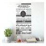 Adesivo Decorativo De Parede Frases Viva Sorria Ame Acredite - 2