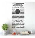 Ver imagem 2 de Adesivo Decorativo De Parede Frases Viva Sorria Ame Acredite