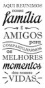 Ver imagem 1 de Adesivo Parede Aqui Reunimos Nossa Família E Amigos