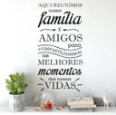 Ver imagem 2 de Adesivo Parede Aqui Reunimos Nossa Família E Amigos