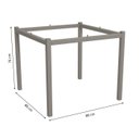 Ver imagem 5 de Conjunto de Mesa Completo com 4 Cadeiras Estofadas Cmc965nk Kappesberg Crome
