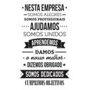 Ver imagem 1 de Adesivo Parede Decorativo Frase Motivacional Nesta Empresa