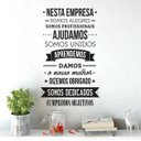 Ver imagem 2 de Adesivo Parede Decorativo Frase Motivacional Nesta Empresa