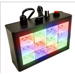 Estrobo para festa 12 LED'S colorido canhão balada luz iluminação - 1