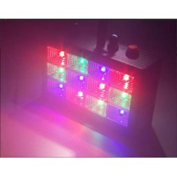 Estrobo para festa 12 LED'S colorido canhão balada luz iluminação - 2