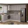 Armário de Cozinha Modulada Completa em L 10 Peças 3,52m 02 Iluminata Genialflex - 1