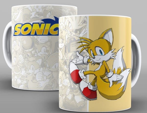 Caneca Miles Tails Prower Sonic - 1