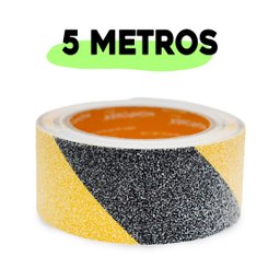 Fita Antiderrapante Autoadesiva - Segurança na Escada:preto - 2