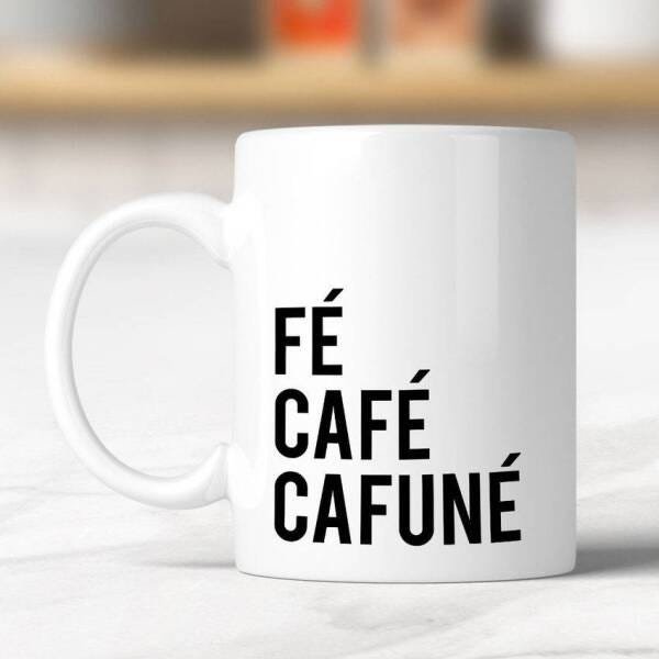 Caneca Fé Café Cafuné - 1