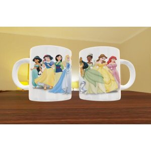 Caneca Princesas Disney Personalizada