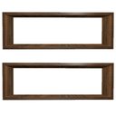 Ver imagem 2 de Kit 2 Nicho Retangular Nova Imbuia 70x15x10p Mdf Decorativo