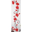 Ver imagem 1 de Adesivo Decorativo Arvore Rosa Flor 3d Vermelho Nacional
