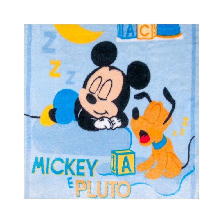 Cobertor Bebê Jolitex Raschel Mickey Sonhando