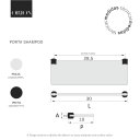 Ver imagem 7 de Porta Shampoo para Banheiro Orion Suporte Preto 1050or.ptfc
