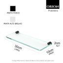 Ver imagem 6 de Porta Shampoo para Banheiro Orion Suporte Preto 1050or.ptfc