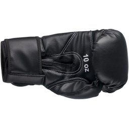 Luva de Boxe Muay Thai MMA 12oz Preta Fheras - 4