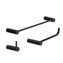 Ver imagem 1 de Kit de Acessórios para Banheiro Preto Fosco 3 Peças 2030or Grego Metal