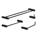 Ver imagem 1 de Kit de Acessórios para Banheiro Preto Fosco 4 Peças 2060tr Grego Metal