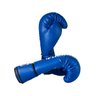 Kit Luva de Boxe Muay Thai MMA Bandagem Bucal 16oz Azul - 4