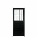 Ver imagem 1 de Porta Postigo Alumínio Preto 2.10 X 0.80 Lado Direito - Hale