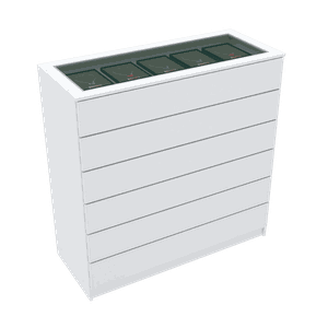 EXPOSITOR CENTRO DE LOJA COM 6 GAVETAS M480.B (LOJA) MUNDI MOVEIS