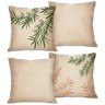 Kit com 4 Capas para Almofadas Decorativas Bambus - 1