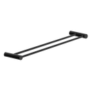 Ver imagem 1 de Toalheiro Duplo para Banheiro Preto Fosco Orion Grego Metal 50cm