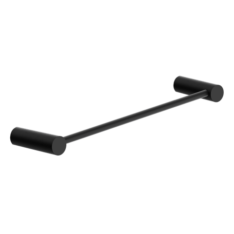 Toalheiro para Banheiro Preto Fosco Orion Grego Metal 30cm