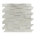 Ver imagem 1 de Revestimento Pedra Natural Lizzano 5x20cm e 10x20cm Aronne Branco
