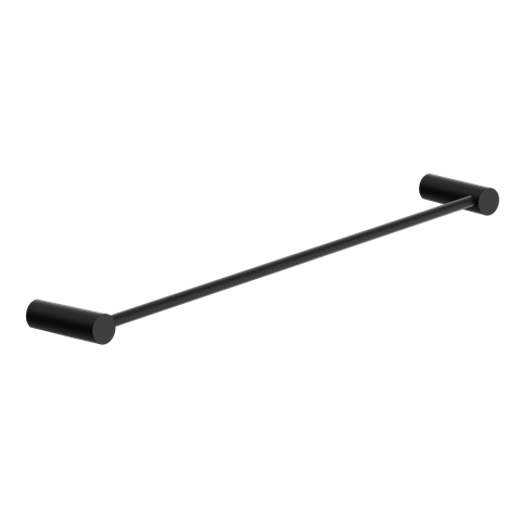 Toalheiro para Banheiro Preto Fosco Orion Grego Metal 50cm