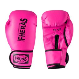 Kit Luva de Boxe Muay Thai MMA Bandagem e Bucal Rosa 14oz - 2 Kit Luva de Boxe Muay Thai MMA Bandagem e Bucal Rosa 14oz - 2