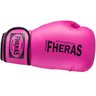 Kit Luva de Boxe Muay Thai MMA Bandagem e Bucal Rosa 14oz - 6