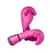 Kit Luva de Boxe Muay Thai MMA Bandagem e Bucal Rosa 12oz - 4