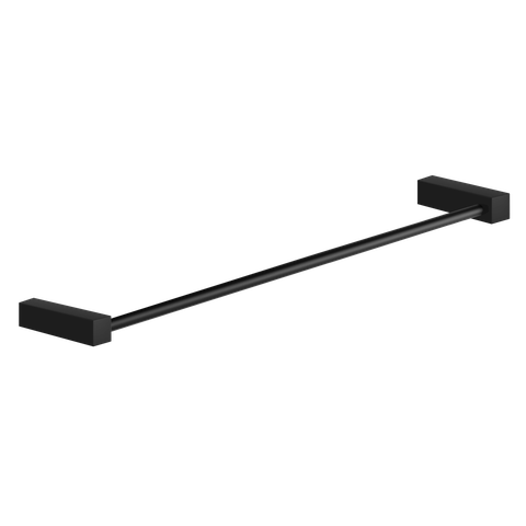 Toalheiro para Banheiro Preto Fosco Troia Grego Metal 50cm