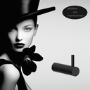 Ver imagem 4 de Porta Papel Higiênico para Banheiro Preto Fosco Orion Grego Metal