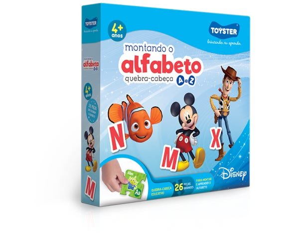 Jogo Disney Educativo - Montando o Alfabeto - Toyster - 1