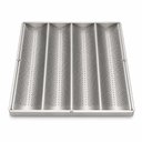 Ver imagem 3 de Esteira Assadeira Canaleta Perfurada 4 Ondas Pão Francês Alumínio 35x35 - Imeca 7557