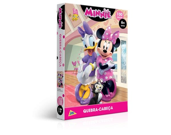 Quebra-Cabeça - Minnie Mouse - 100 Peças - Toyster - 1
