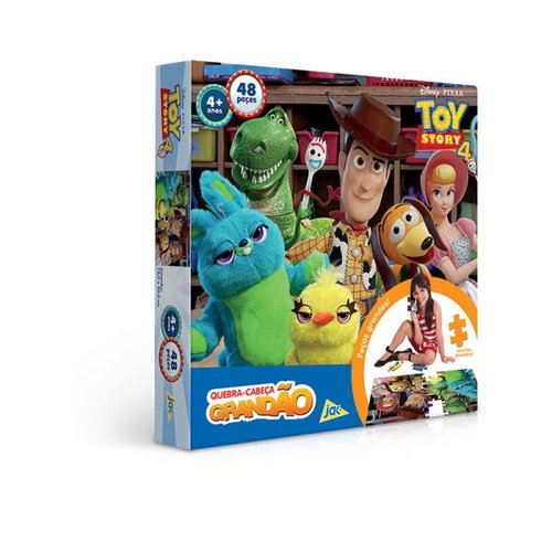 Quebra Cabeça Infantil Toy Story 48 Peças Grandes Toyster