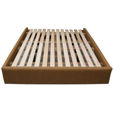 Cama Oslo em Tecido Caramelo para Colchão Queen 158cm - 70381