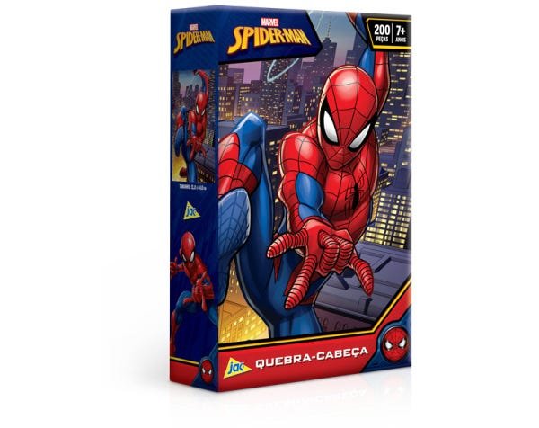 Quebra-Cabeça - Marvel - Spider-Man - 200 Peças - Toyster - 1