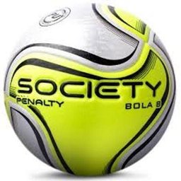 Bola Futebol Society Penalty 8 X - Branco e Amarelo - 2