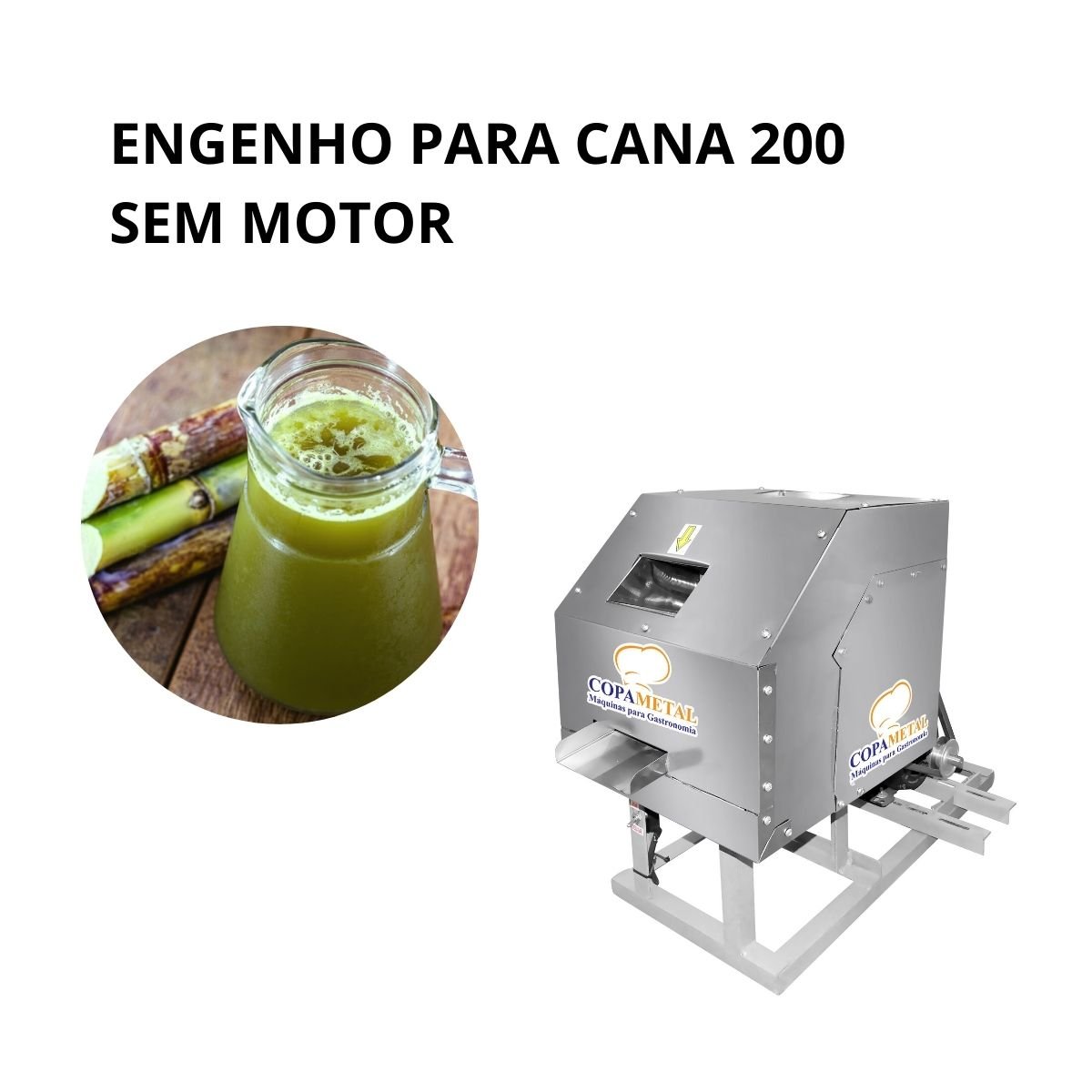 Engenho C-200 sem Motor Rolo Inox - Fc2 - 4