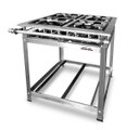 Ver imagem 1 de Fogão Industrial 4 Bocas Simples E Duplo Inox 30X30cm P7 - FC2