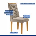 Ver imagem 4 de Conjunto 6 Cadeiras para Sala de Jantar Germany