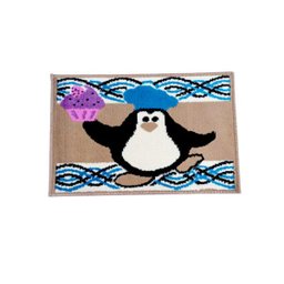 Jogo Kit Tapete de Cozinha 2 Peças Pinguim Antiderrapante Jserrano - 3