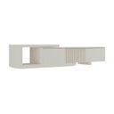Ver imagem 3 de Rack Extensível para TV até 50 Polegadas 195cm Portas Ripadas Aruá CabeCasa MadeiraOriginals